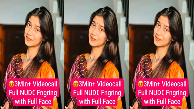 Cute Desi GF Viral Snapchat – Videocall Full Nude Fingering Video