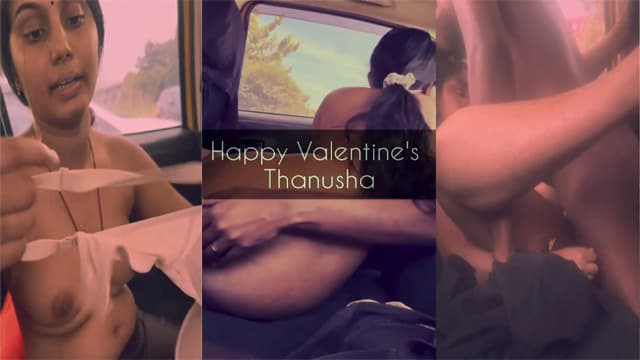 Valentine’s Day Tamil Lovers Having Nice Sex In Car